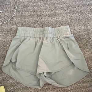 Paragon Fit High Waisted Running Shorts in grey